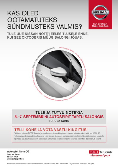 KAS OLED OOTAMATUTEKS SÜNDMUSTEKS VALMIS?