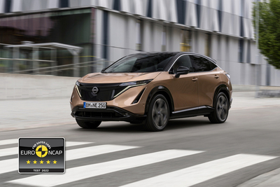 Viis tärni Euro NCAP testis Nissani mudelitele ARIYA, X-Trail, Qashqai e-POWER ja Juke Hybrid